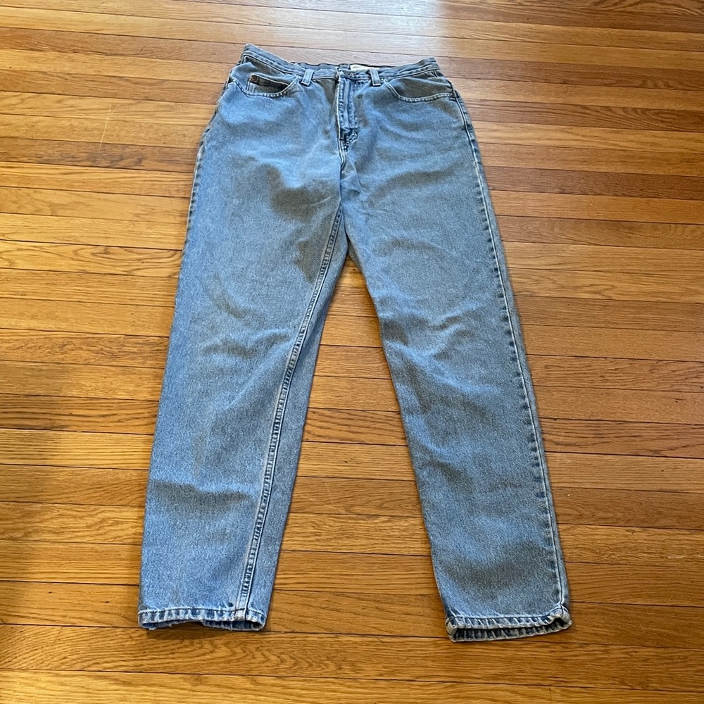 Eddie Bauer Women’s Jeans 6 Tall Light Wash Straight Leg Classic Denim